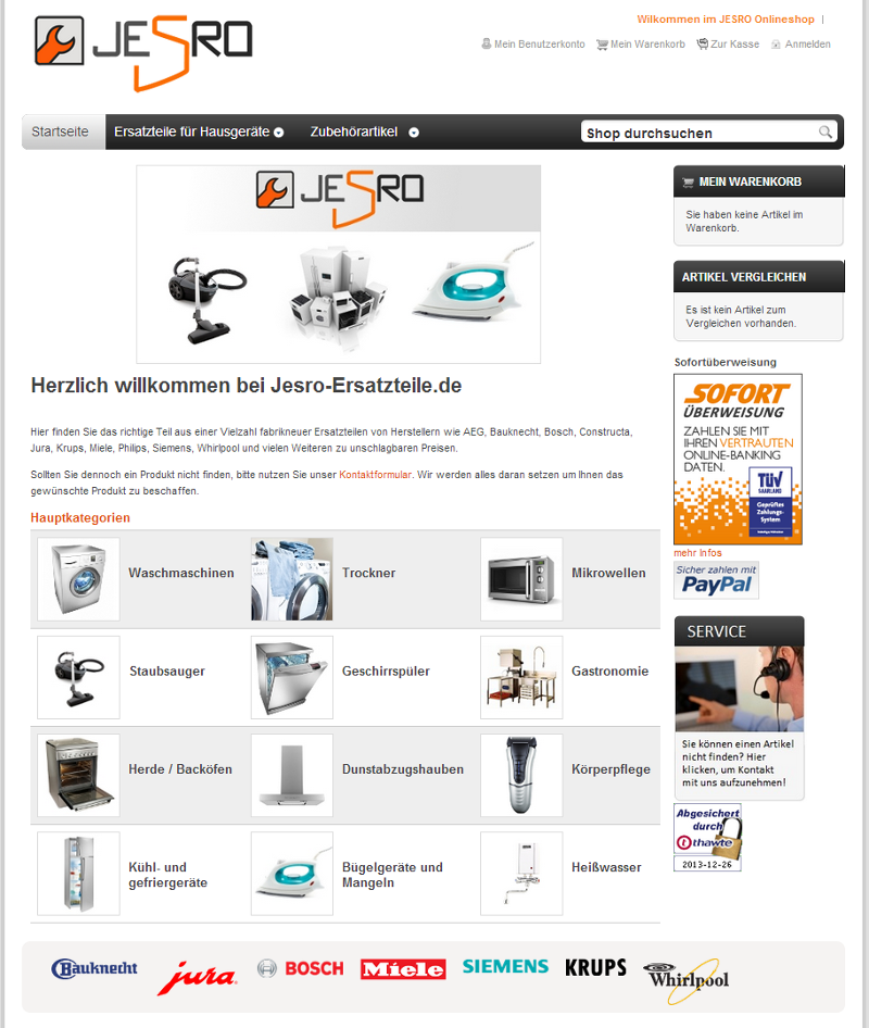 Codesonic Portfolio JesRo Magento Webshop 1.5